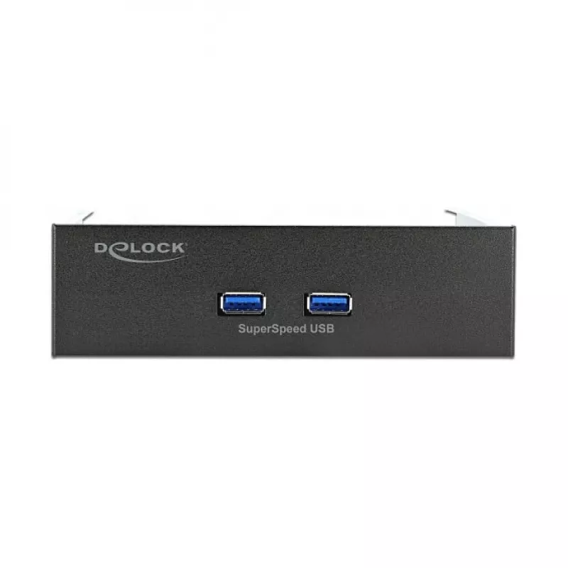 Priekinis skydelis DeLOCK 5.25 colio 2 x USB 5 Gbps A tipo prievadai