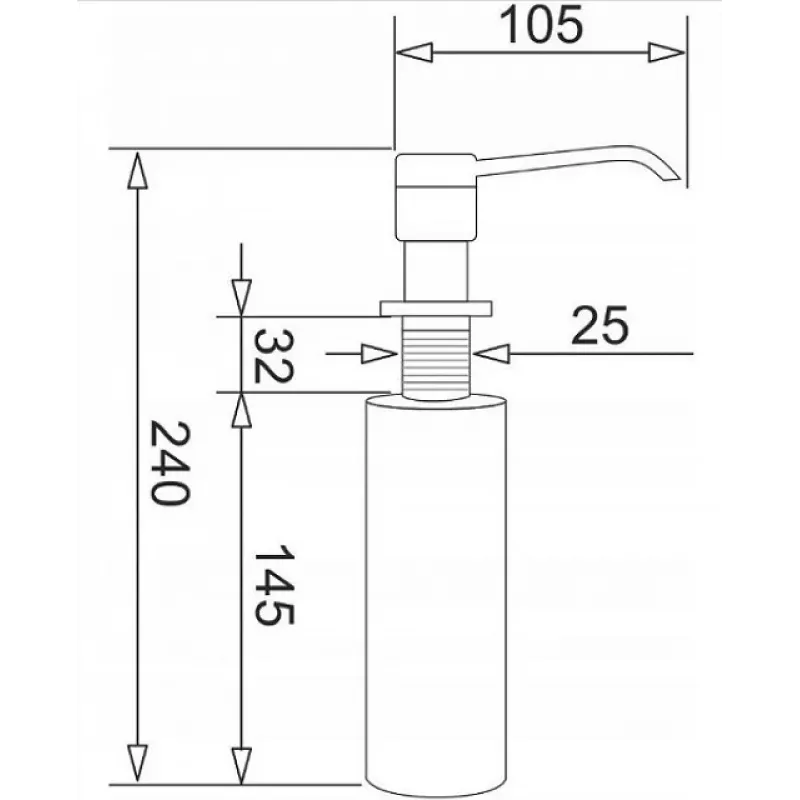 Pyramis dozatorius DP-01 Volcano