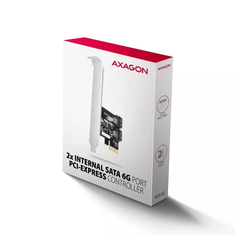 Axagon PCES-SJ2 sąsajos plokštės / adapteris Vidinė SATA