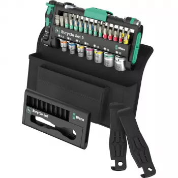 Įrankių rinkinys Wera Bicycle Set 3, 41 vnt. – dviračių priežiūrai ir remontui
