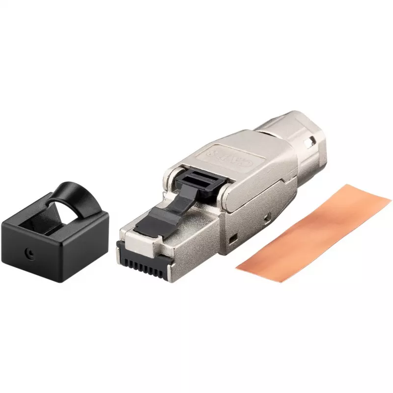 Goobay CAT 8.1 STP ekranuotas, lauke montuojamas RJ45 kištukas (61130)