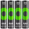 Baterijos R03/AAA NI-MH 800mAh lizdinėje pakuotėje 4 vnt. PRO