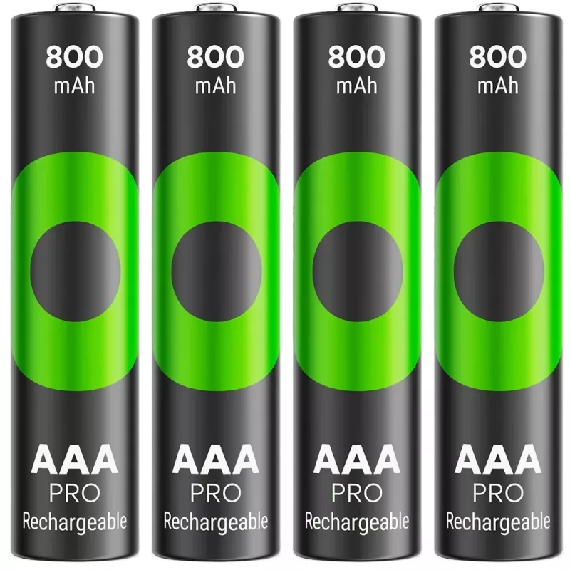 Baterijos R03/AAA NI-MH 800mAh lizdinėje pakuotėje 4 vnt. PRO