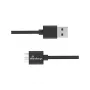 USB laidas MediaRange MRCS240 — USB A į Micro-USB B, USB 3.2 Gen 1 (3.1 Gen 1), 1,8 m, juodas