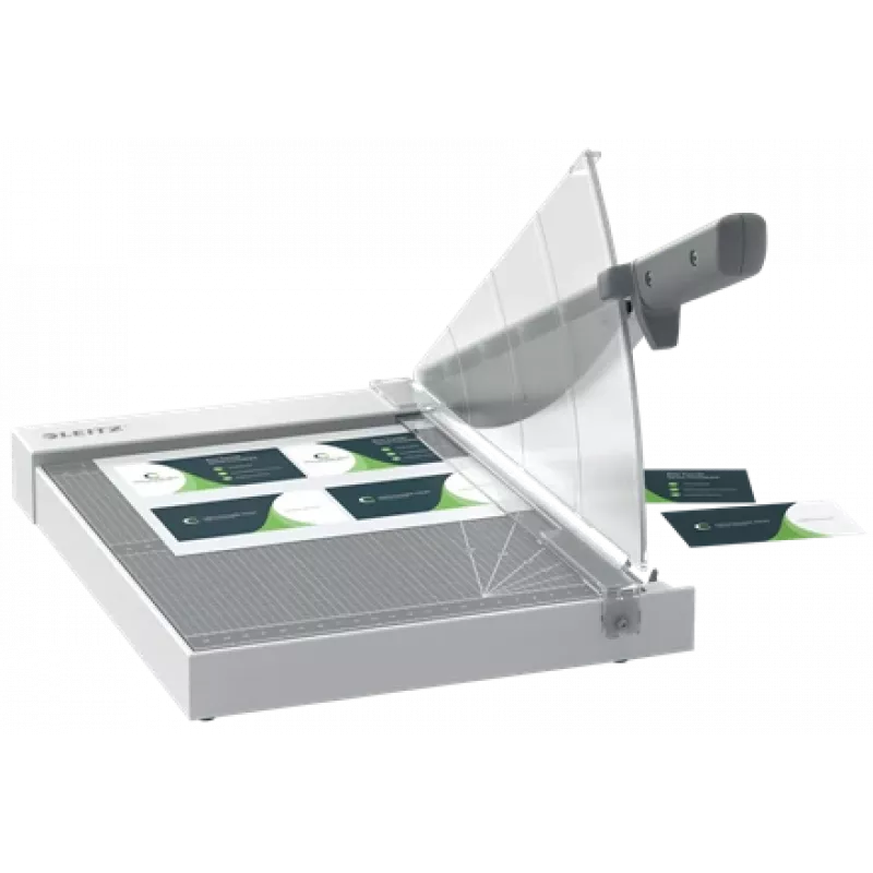 Leitz Precision Home Office popieriaus pjaustyklė A4, 10 lapų, rankinis spaustukas, nerūdijantis plienas, A4, 80 g/m², antracito