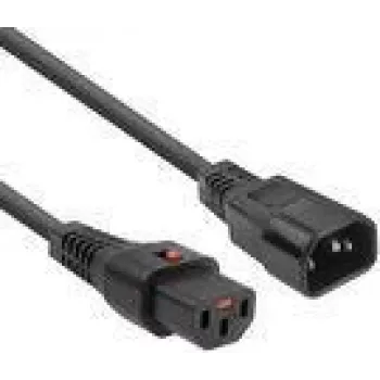ACT maitinimo laidas C13 IEC Lock C14 juodas 3 m PC1022 230V 10A