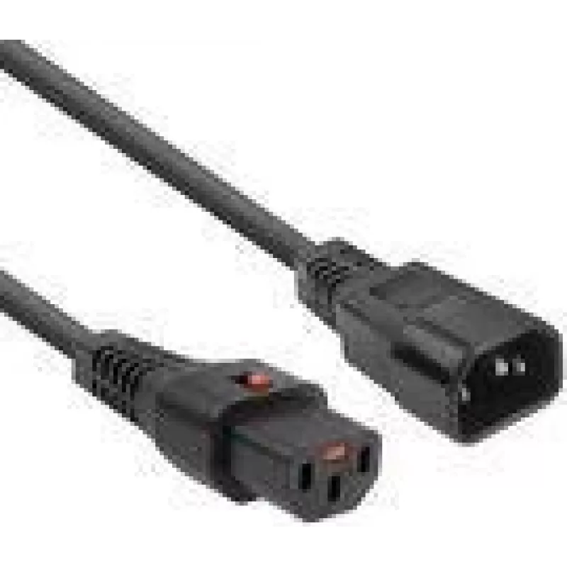 ACT maitinimo laidas C13 IEC Lock C14 juodas 3 m PC1022 230V 10A