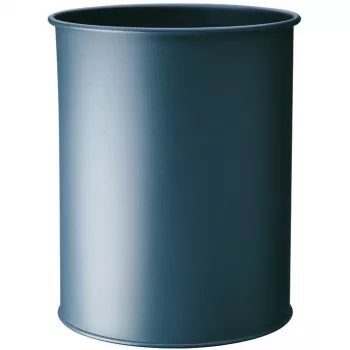 DURABLE apvalus metalinis šiukšliadėžė 15 litrų antracito spalvos