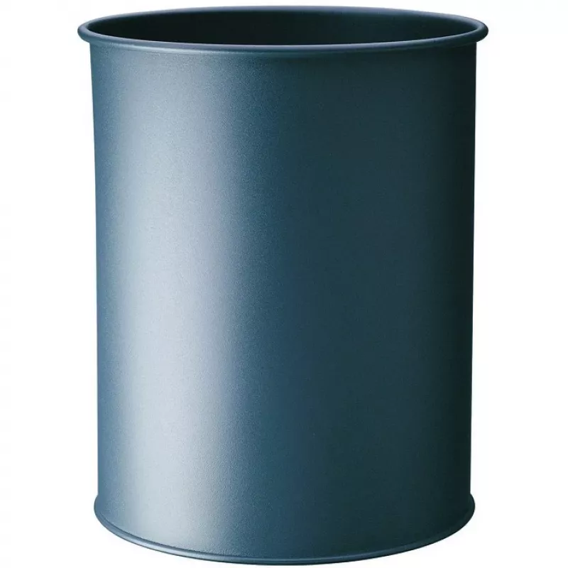 DURABLE apvalus metalinis šiukšliadėžė 15 litrų antracito spalvos