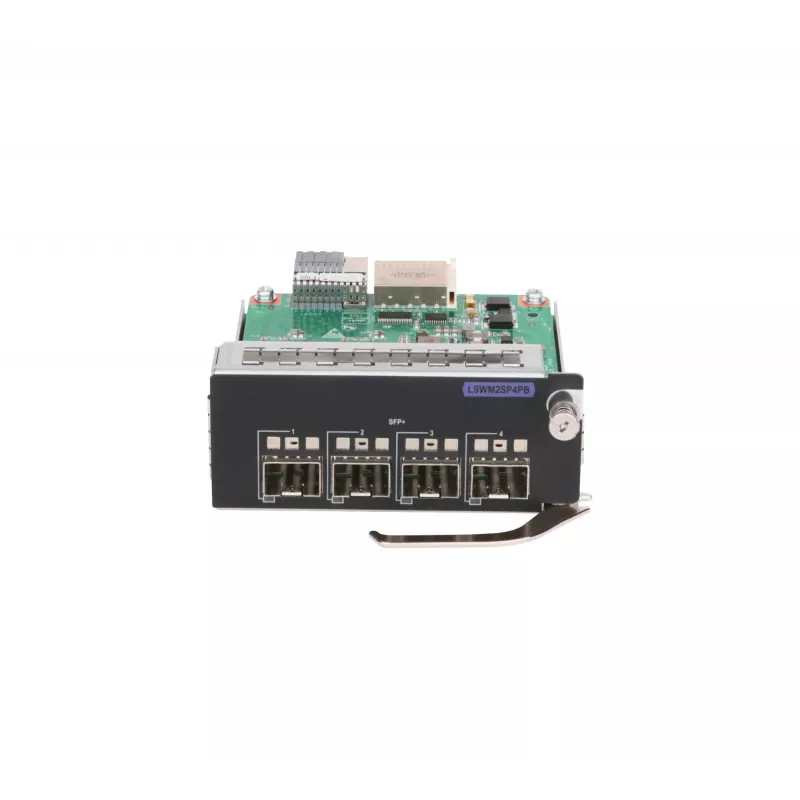 HP HPE Comware 4 prievadų 1/10G SFP+ modulis, skirtas 5140HI/5520HI/5600HI komutatoriams
