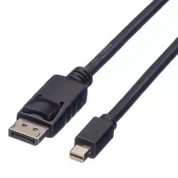 Roline DisplayPort laidas, DP ST - Mini DP ST, juodas, 1,5 m (11.04.5638)