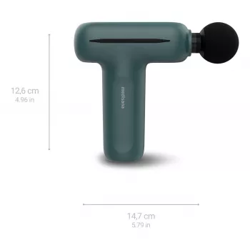 Medisana MG 200 raumenų masažuoklis su 4 galvutėmis, vibracinis, 3000 RPM, 8 mm amplitudė, Li‑Ion 7.4V, USB įkrovimas