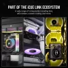 Ventiliatorius Corsair iCUE LINK RX140 RGB 14 cm Baltas 300-1700 RPM