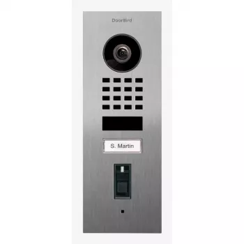 DoorBird IP vaizdo durų stotelė D1101FV Fingerpr. Edels. V2A (423872172)