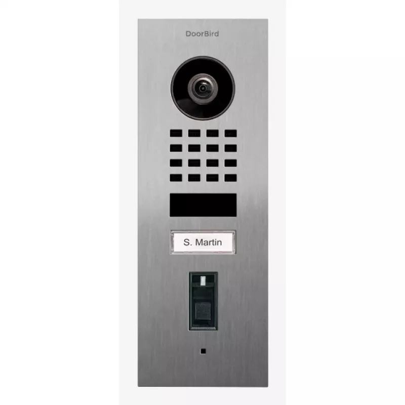 DoorBird IP vaizdo durų stotelė D1101FV Fingerpr. Edels. V2A (423872172)