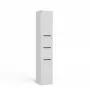 Vonios spintelė top e shop S33 BIEL — laisvai pastatoma, balta, 6 lentynos, 300×300×1700 mm