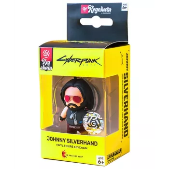 3D raktų pakabukas Good Loot Cyberpunk 2077 - Johnny Silverhand