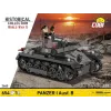 Statybinis rinkinys Cobi Panzer I Ausf. B – 654 detalės, detalus tanko modelio rinkinys
