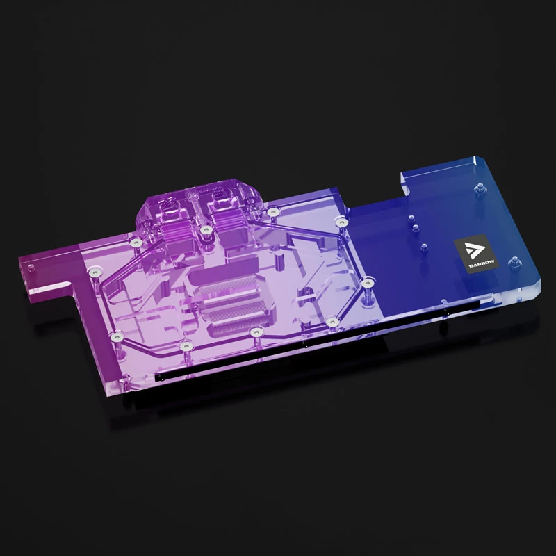 Barrow LRC2.0 pilno padengimo GPU vandens blokas ASUS TUF 3070 Aurora RGB (BS-AST3070-PA2)