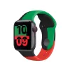 „Apple“ apyrankė 40 mm juoda „Unity Sport“ apyrankė M/L juoda žalia raudona