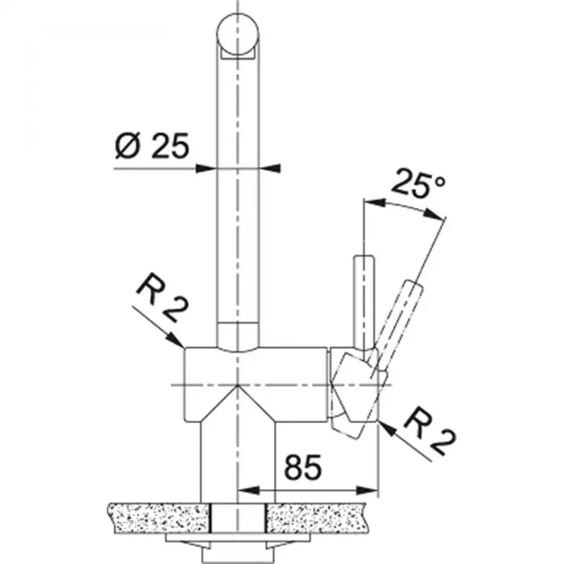 Maišytuvas Atlas Neo Pull Out Window S Steel
