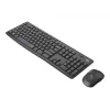 Logitech MK295 Silent - klaviatūros ir pelės rinkinys - belaidis - 2,4 GHz - grafito spalvos - vengriškas išdėstymas