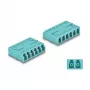 DeLOCK optinio pluošto adapteris HD LC Hexaplex lizdas į LC Hexaplex lizdas aqua spalva
