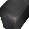 Logic DART PRO ARGB MIDI USB-C PC korpusas juodas