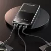 Awei PowerBank P10K 10000 MAh 22,5W Juoda/Juoda (10000mAh, 22W, 22.50Wh), Powerbank, Juoda