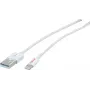 ROLINE - Lightning laidas - Lightning (M) į USB (M) - 15 cm - Ekranuotas - Baltas - Formuotas - skirtas Apple iPad/iPhone/iPod (Lightning) (11.02.8326)