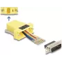 DeLOCK D-Sub 15 kontaktų lizdas į RJ45 lizdą surinkimo rinkinys geltonas VGA RJ-45