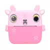 Extralink rinkinys | Terminis spausdintuvas EPP-005 Pink + terminis popierius 3 rulonai | gelsvai ruda