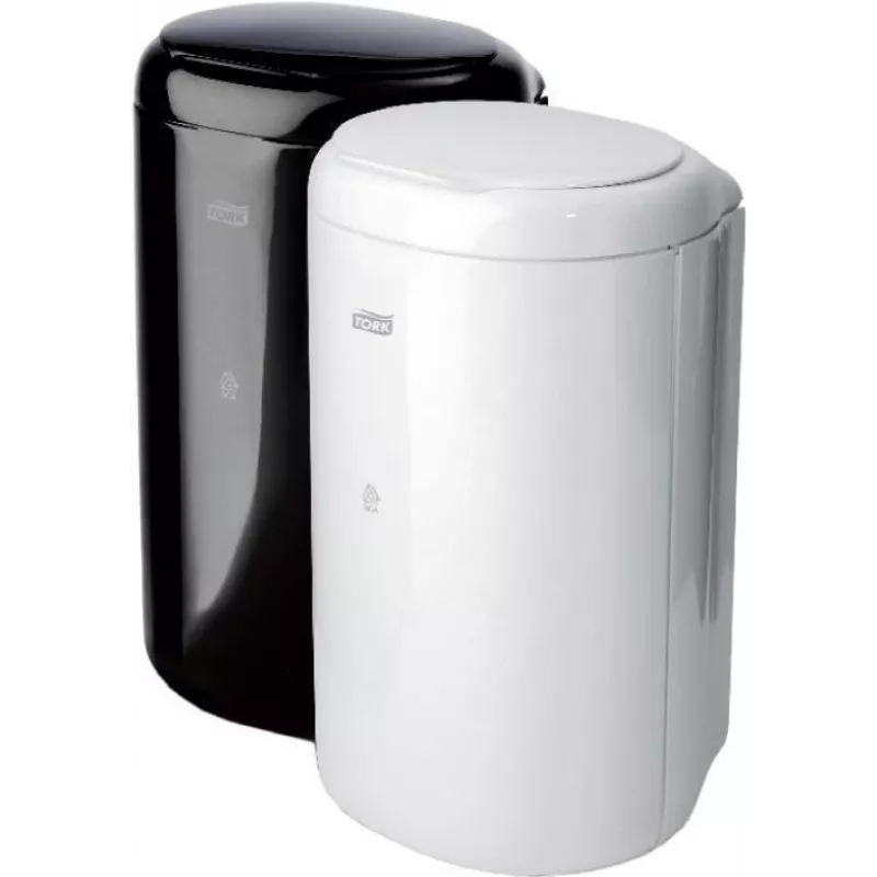 Atliekų dėžė Tork B3 5 L, 360×167×200 mm, juoda — kompaktiška sanitarinė dėžė
