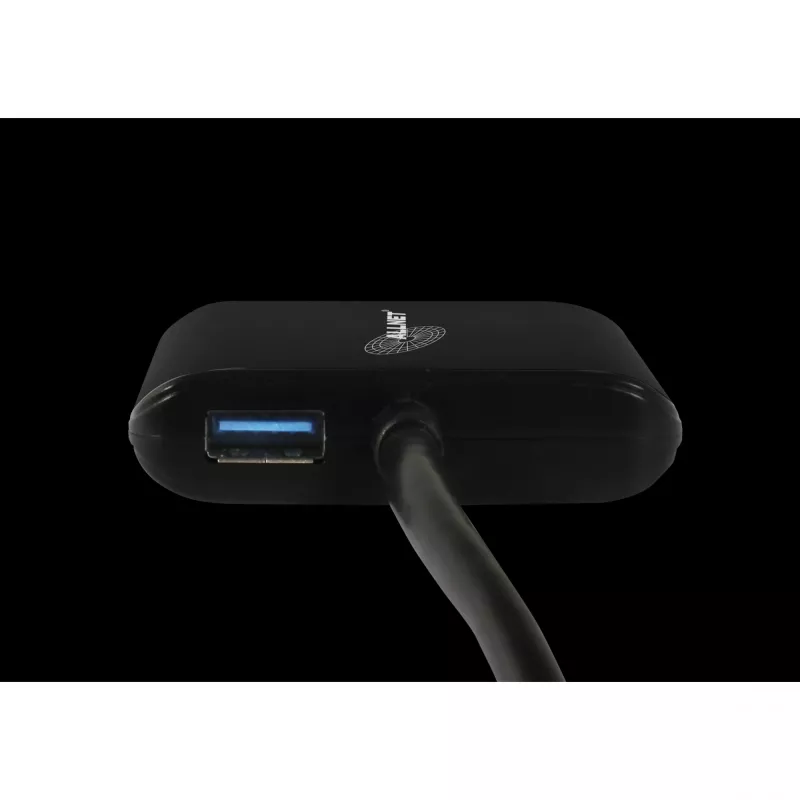 ALLNET ALL-NC-2G-102-USB-A USB 3.0 tinklo adapteris su 2x Gigabit Ethernet ir 1x USB šakotuvu