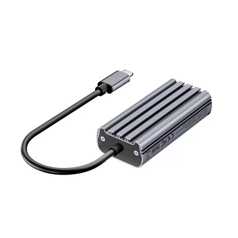 USB-C į RJ45 adapteris Unitek U1343AGY01 — 5 Gbps Ethernet, USB-C (kištukas) į RJ45 (lizdas), pilkas, 0,15 m laidas