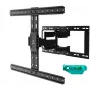 TV grindų stovas ONKRON SM6-B 32 colių–90 colių ekranams, 50 kg talpa, VESA 200x200–600x400, pasvirimas -10–5°, pasukimas 40°