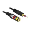 Audio kabelis DeLOCK 84668 3 m 3,5 mm juodas