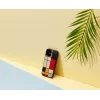 Telefono dėklas Man and Wood, skirtas iPhone 12 mini — medinė nugarėlė, juodas rėmelis