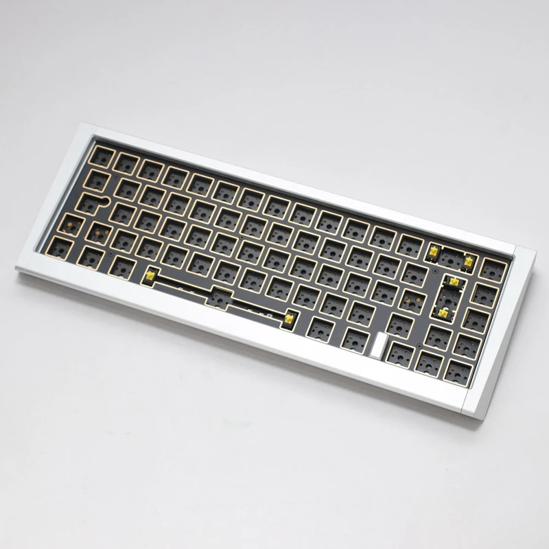 Ducky Outlaw 65 klaviatūra Universali USB JAV anglų kalba Sidabrinė