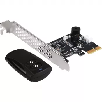 SidabrinėStone SST-ES02-PCIe – nuotolinio valdymo pultelis kompiuterio įjungimui / išjungimui