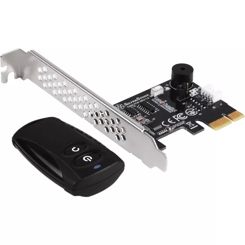 SidabrinėStone SST-ES02-PCIe – nuotolinio valdymo pultelis kompiuterio įjungimui / išjungimui