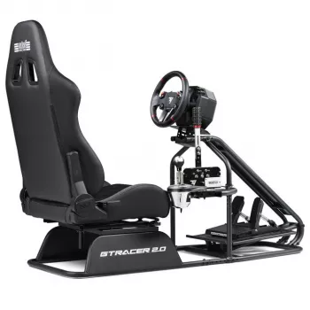 Lenktyninio simuliatoriaus kabykla Next Level Racing GTRacer 2.0 Juoda reguliuojamas sėdynės rėmas