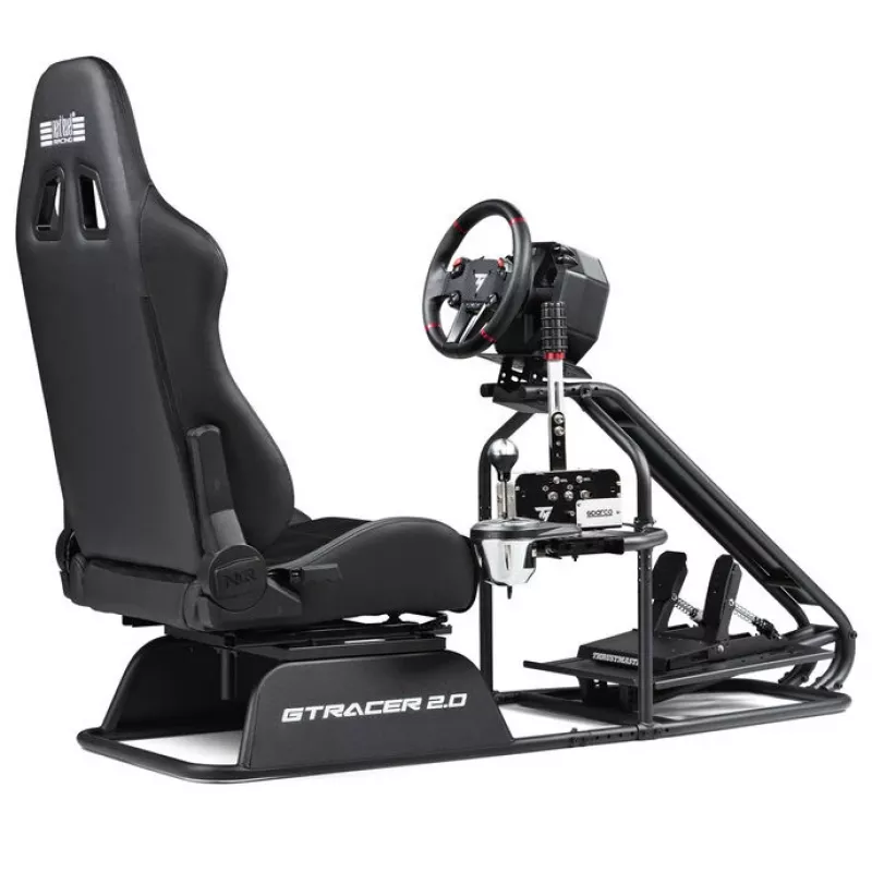 Lenktyninio simuliatoriaus kabykla Next Level Racing GTRacer 2.0 Juoda reguliuojamas sėdynės rėmas