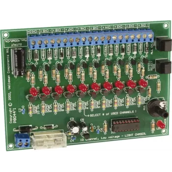 Velleman K8044 10 kanalų šviesos efektų generatoriaus rinkinys (K8044)