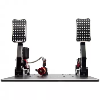 Simagic P2000 hidraulinis 2 pedalų rinkinys, 100KG apkrovos jutiklis – Crimson Edition