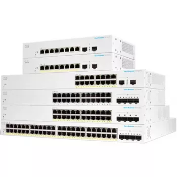 Valdomas L2 gigabitinio eterneto komutatorius Cisco CBS220-48FP-4X-EU