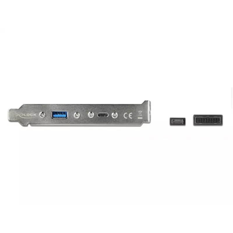 Lizdo laikiklis DeLOCK 89934 su 1 x USB Type-C ir 1 x USB Type-A prievadu