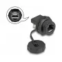 DeLOCK RJ45 Cat.6A mova IP67 atspari vandeniui ir dulkėms juoda
