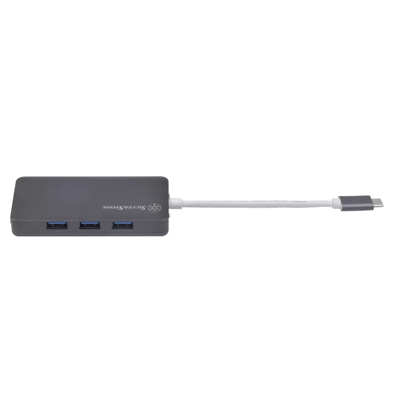 SilverStone SST-EP14C - USB 3.1 Type-C Gen1 į HDMI, 3x USB 3.1 Gen 1 Type-A, 1x USB 3.1 Gen 1 Type-C (PD 2.0 krovimas) (SST-EP14C)