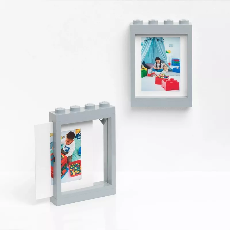 Nuotraukų rėmelis Room Copenhagen LEGO paveikslėlio rėmelis Stone Pilka light Pilka